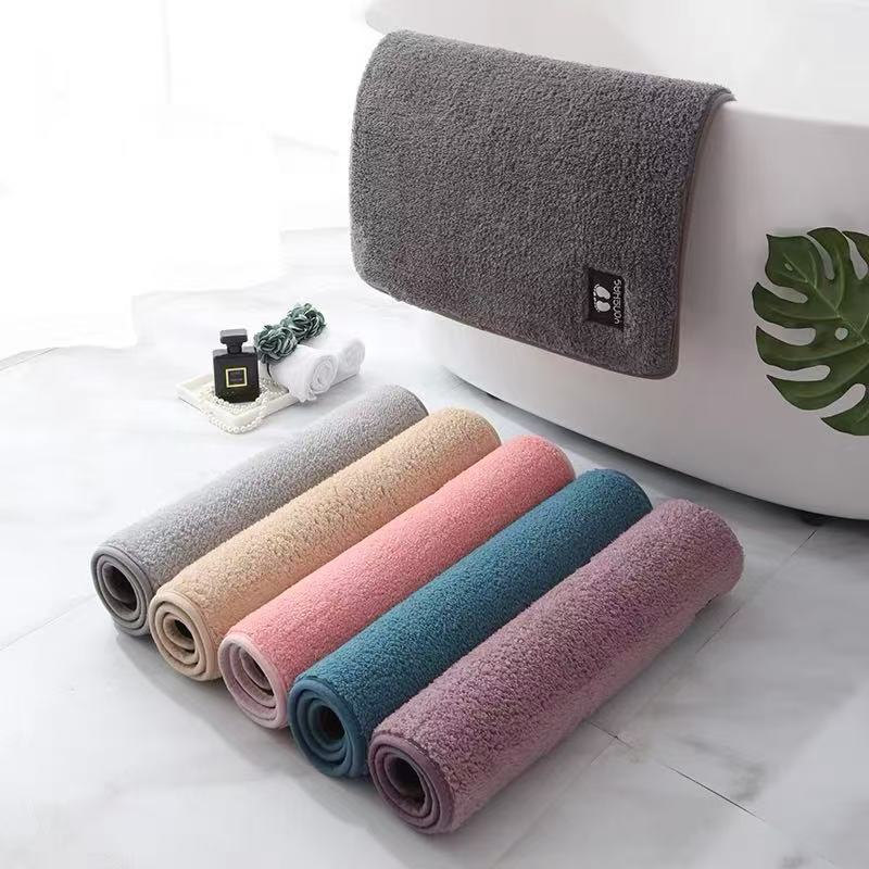 Soft Plush Bath Mat with Non-Slip Backing